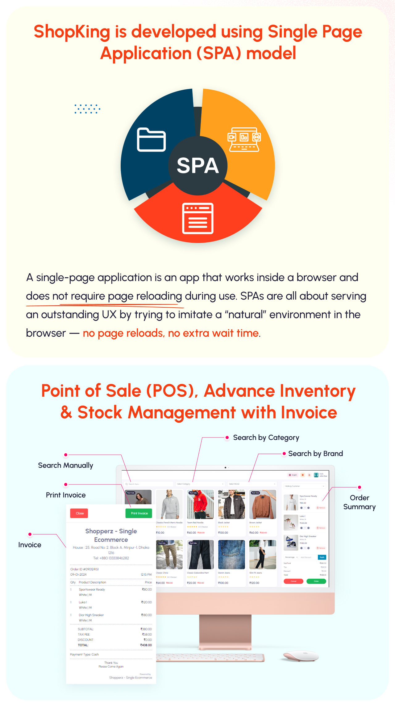 ShopKing - eCommerce App with Laravel Website & Admin Panel with POS | Inventory Management